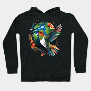 Hummingbird Earth Day Hoodie